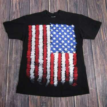 アドゴニー USA製 90's Vintage WILD OATS PEA Vintage Wild Oats USA Flag Shirt Large 90s | eBay