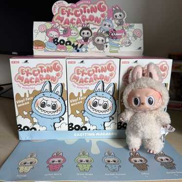 LABUBUラブブ Macaron Soymilk pop mart Pop Mart Labubu The Monsters Tasty Macarons Soymilk Vinyl