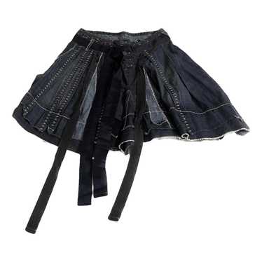 スカート Marithe + Francois Girbaud W STRING PLEATS SKIRT black Archive vintage Marithé + François Girbaud irregular | Depop
