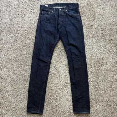 美品　MOMOTARO JEANS ダークブルー オーバーオール サイズ38 お待たせしました！新作オーバーオール!!!｜MOMOTARO JEANS