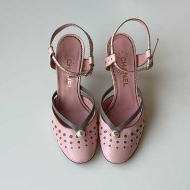 Chanel pink leather sandals - Gem Chanel pink leather sandals - Gem
