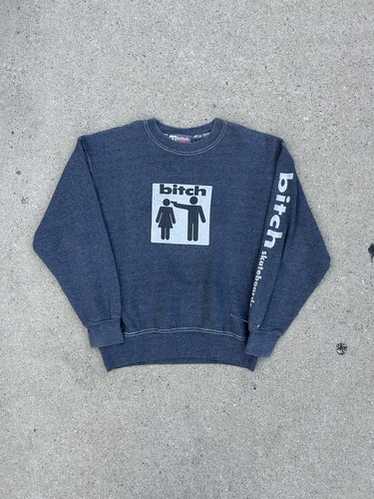 トップス 90s vintage bitch skateboards pullover L Vintage 90s Bitch Skateboarding T-shirt / Skate Surf / 90s