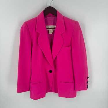 ESCADA ピンク ダブルブレストジャケット 36 Pink vintage escada blazer - Gem