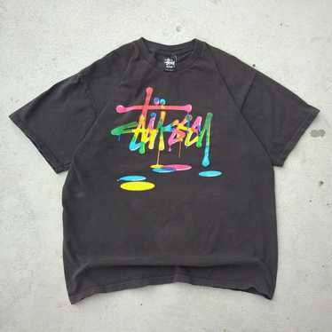 【OLD STUSSY】Stussy Paint Link Tee Stussy Paint Link Tee White 1902456_WHT