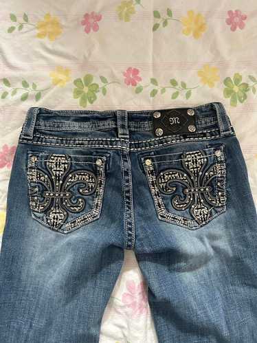 【美品】MISS MEブーツカットデニム：サイズ26：ブルー：刺繍：Y2K 楽天市場】ミスミー MISS ME レディース パンツ ボトムス ロゴ