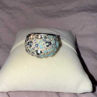 Swarovski blue crystal ring - Gem