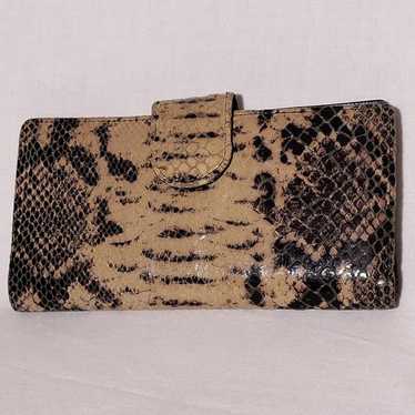 The Find Wallet Python Pattern Leather Wallet Sna… - image 1