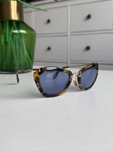 Miu Miu Miu Miu leopard oversized sunglasses desi… - image 1