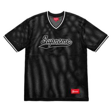 トップス SUPREME Ultrasuede Mesh Baseball Jersey Supreme Ultrasuede Mesh Baseball Jersey Navy Men's - SS24 - US
