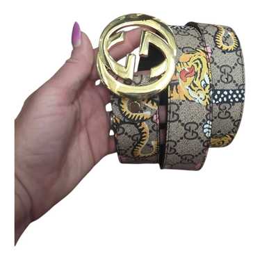 GUCCIベルト花刺繍 Gucci flower belt - Gem