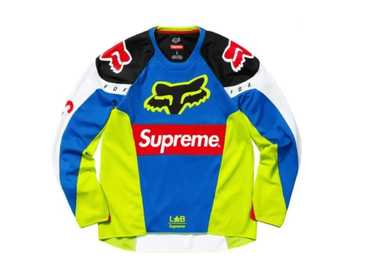 Supreme Fox RacingメッシュシャツM ブルー/ホワイト/イエロー Supreme Fox RacingメッシュシャツM ブルー/ホワイト/イエロー