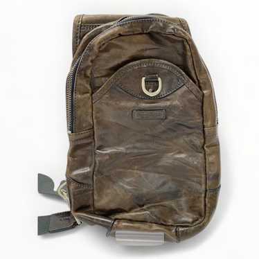 Daniel＆Bob shoulderbag leather brown Daniel&bob shoulder bag - Gem