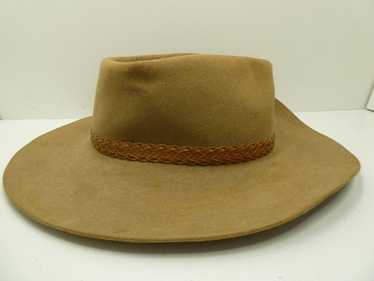 ヴィンテージ　AKUBRA カウボーイハット　オーストラリア　58㎝ AKUBRA Cattleman Cowboy Hat Fur Felt 56 Made In Australia