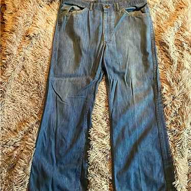 70s Vintage Distressed Jeans By Lee - image 1