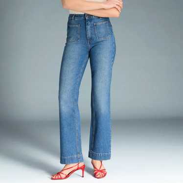 Rouje Paris BELLEVILLE デニム 24 High waisted jeans with front pockets | Rouje
