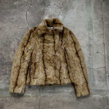 ジャケット・アウター 80S Vintage Fur Jacket Vintage faux fur jacket if six was nine cropped - Gem