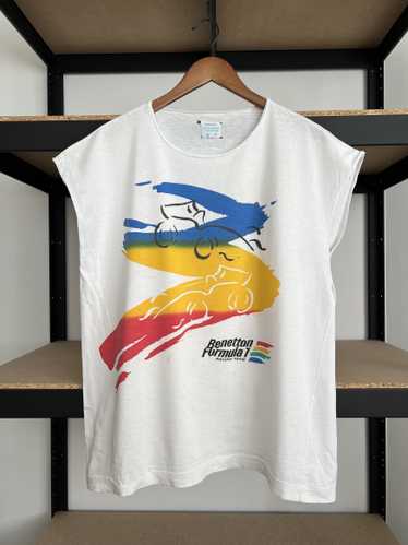 90s　BENETTON　ベネトン　フォーミュラ1　レーシング　スェット　F1 USED ベネトンフォーミュラ1 F1 レーシング M スウェット