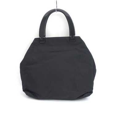 バッグ PRADA PLASTIC HANDLE NYLON HAND BAG Black Nylon Prada Bag Clear Handle | Tokyo Roses Vintage