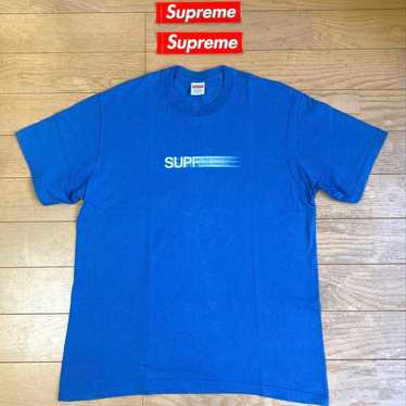 ウェア Supreme Motion Logo Tee Faded Blue Large Supreme Motion Logo Tee Faded Blue L