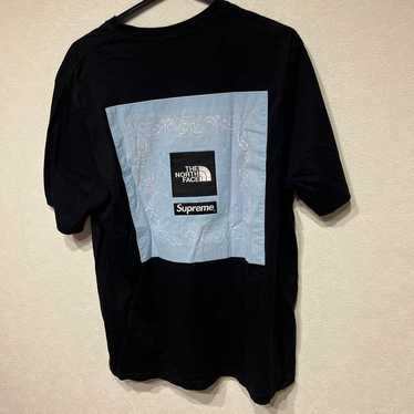 Supreme The North Face Bandana Tee Black シュプリーム Supreme The North Face Bandana Tee Black Men's - SS22 - US