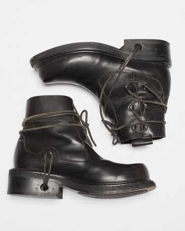 靴 DIRK BIKKEMBERGS boots Releasing Friday: Dirk Bikkembergs Metal Heel Bungee Cord