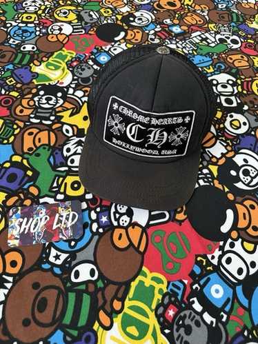 【Chrome Hearts】国内即発Hollywood Trucker Hat Chrome Hearts CH Hollywood Trucker Hat Black/White – N-Hype
