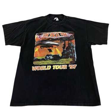 【即日配送】　雰囲気抜群　90s ボストン　BOSTON　vintage TEE Vintage 90s Boston Massachusetts T-shirt by Techstyles J.A.