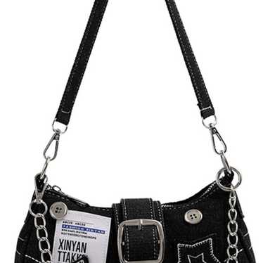 バッグ Y2K grunge fringe gimmick shoulder bag archive grunge gimmick shoulder bag y2k