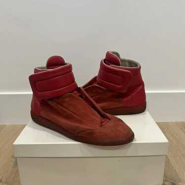Maison Margiela メゾンマルジェラ スウェード レッド 38 MM6 Maison Margiela スエード スニーカー | レッド | FARFETCH JP