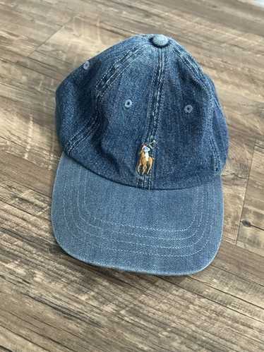 帽子 Rare Polo Jeans Patch Design Cap Ralph Lauren Polo Jeans Hat Cap Snap Back Embroidered Patch