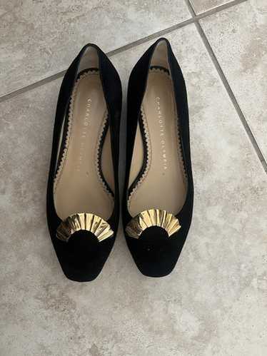 Charlotte Olympiaベルベットシューズ 28E47759-2781-408B-A8EE-