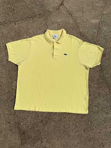 トップス LACOSTE 90s Cotton Knit Polo Shirt 3 Vintage 90s Pink Chemise Lacoste Polo Shirt - Large Cotton