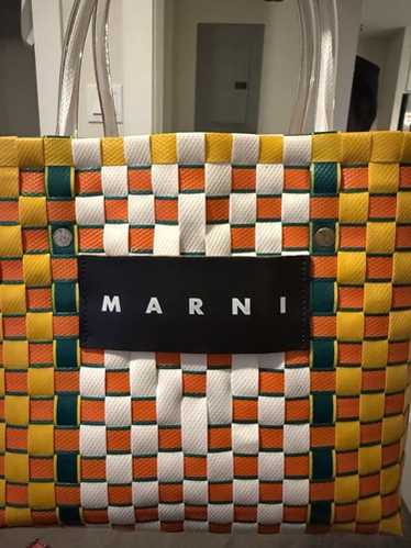 バッグ MARNI picnicbag MARNI マルニ バッグ ピクニックバスケット 編み込み かごバッグ