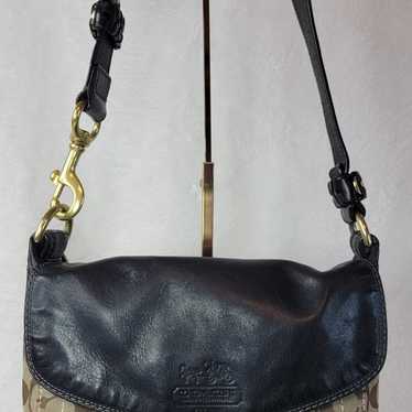 バッグ COACH Bleeker Legacy Soho Hand Bag Rare Coach Vintage Bleecker Legacy Shoulder bag Soho Canvas