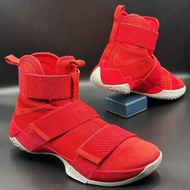 【レアカラー】LEBRON SOLDIER 10 SFG 27cm Nike LeBron Soldier 10 SFG “Black Gum” 844378-009, US Size 7