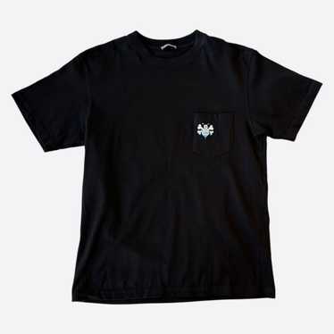 christian dior Tシャツ jadior ロゴ 黒 bee Dior Homme 18ct Gold Bee Embroidered Tee Dior Homme