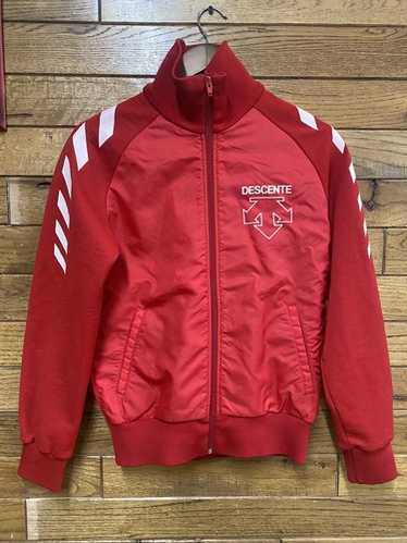 トップス \"90s descent\" track jacket M brownxcream Vintage adidas First Track Top D4 S/M 90s Navy Green White