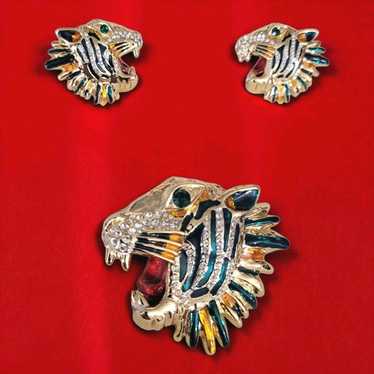 Gucci 豹のブローチ Gucci tiger head brooch - Gem