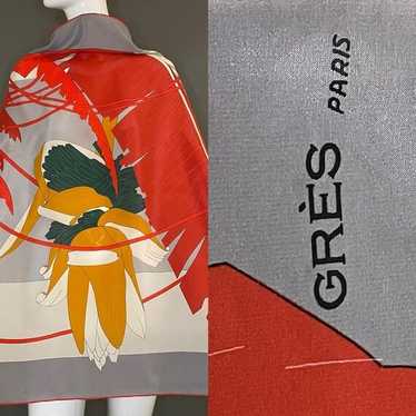 【昭和レトロ】GRES paris(マダム・グレ) ヴィンテージ  スカーフ Gres Paris Scarf - Etsy