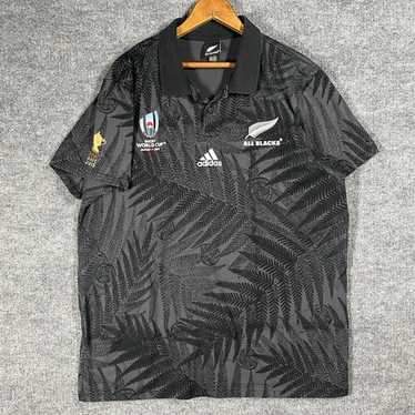 希少　RUGBY WORLD CUP 2019 日本代表　ポロシャツ ネイビー ラグビーワールドカップ JAPAN 日本 2019 ポロシャツ M ネイビー