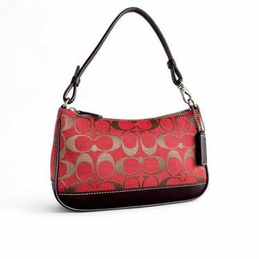 バッグ Vintage COACH 6094 Hand bag pouch RED COACH Vintage Mini Pouch Mini Shoulder Bag Red 6094 | eBay