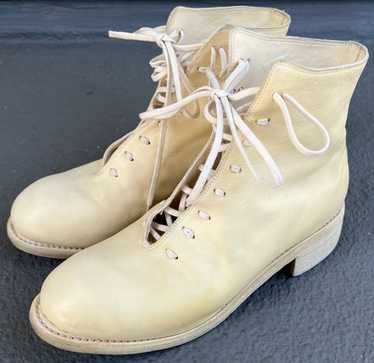 ショートブーツ・ブーティ GUIDI '310' ankle boots White Guidi 310 White Soft Horse Full Grain Front Zip Calf-Length