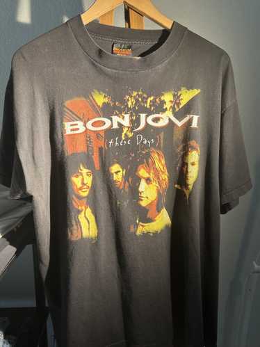 超レアL美品！90s BON JOVI 日本TOUR Tシャツ　BROCKUM製 超レアL美品！90s BON JOVI 日本TOUR Tシャツ BROCKUM製 - メルカリ
