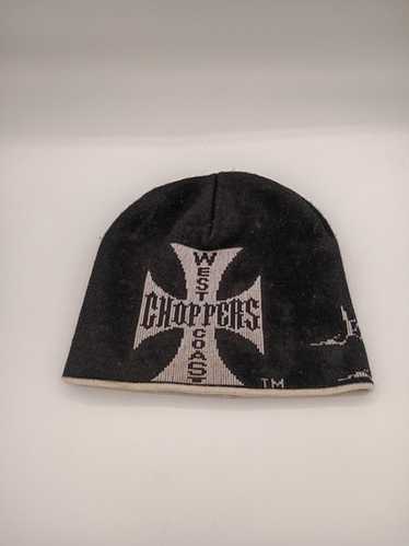 WEST COAST CHOPPERS ニット帽 黒 West coast choppers Metal Patch beanie Black | Motardinn