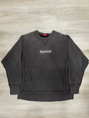 Supreme Box Logo Crewneck ヘザーグレー 1997年 Supreme Box Logo Crewneck 'Heather Grey' (FW22) — Kick Game