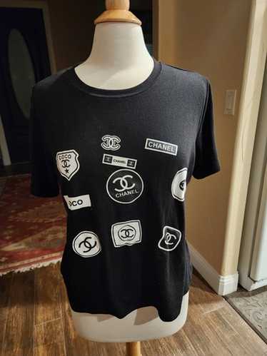 シャネルTシャツ シャネル Tシャツ 半袖 ビジュー ココマーク レディースサイズ42