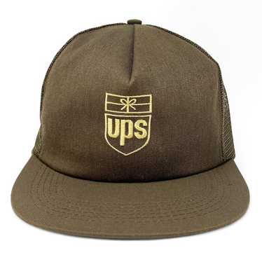 UPS ブラウンキャップ スナップバック　80s ビンテージ UPS ブラウンキャップ スナップバック 80s ビンテージ Vintage