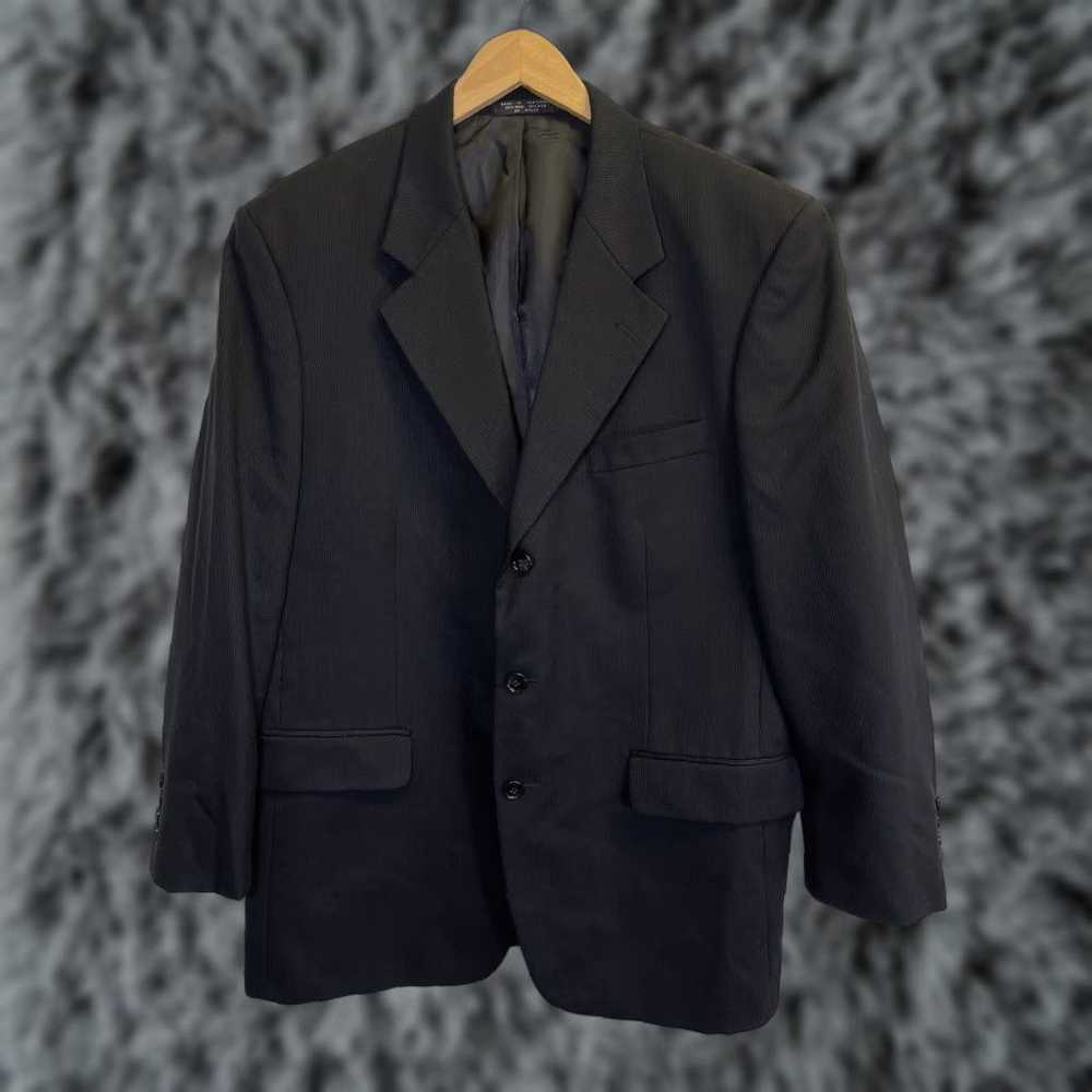 Albert Nipon VINTAGE Albert Nipon Men's Jacket Bl… - image 1