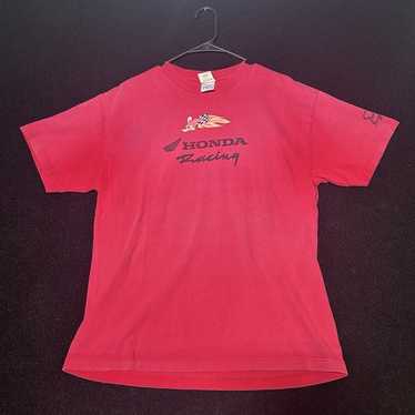 Tシャツ・カットソー HONDA MOTORCYCLE Vintage Cutoff Tshirt Red MUSINSA | Honda Motorcycle Vintage Cutoff T-shirt Red