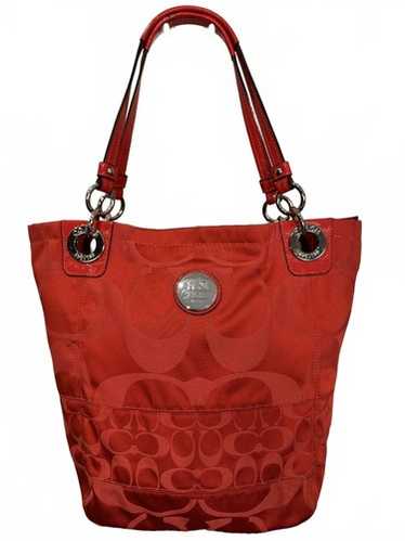 Vintage~coach~signature~large canvas tote - Gem